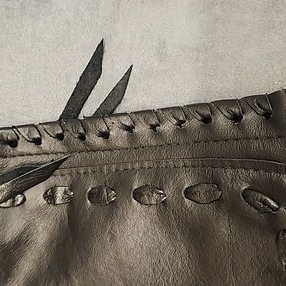 Western Purse Leather Shellie's Handbag IPAD Horse Cowboy Fringe - Picture 9 of 15